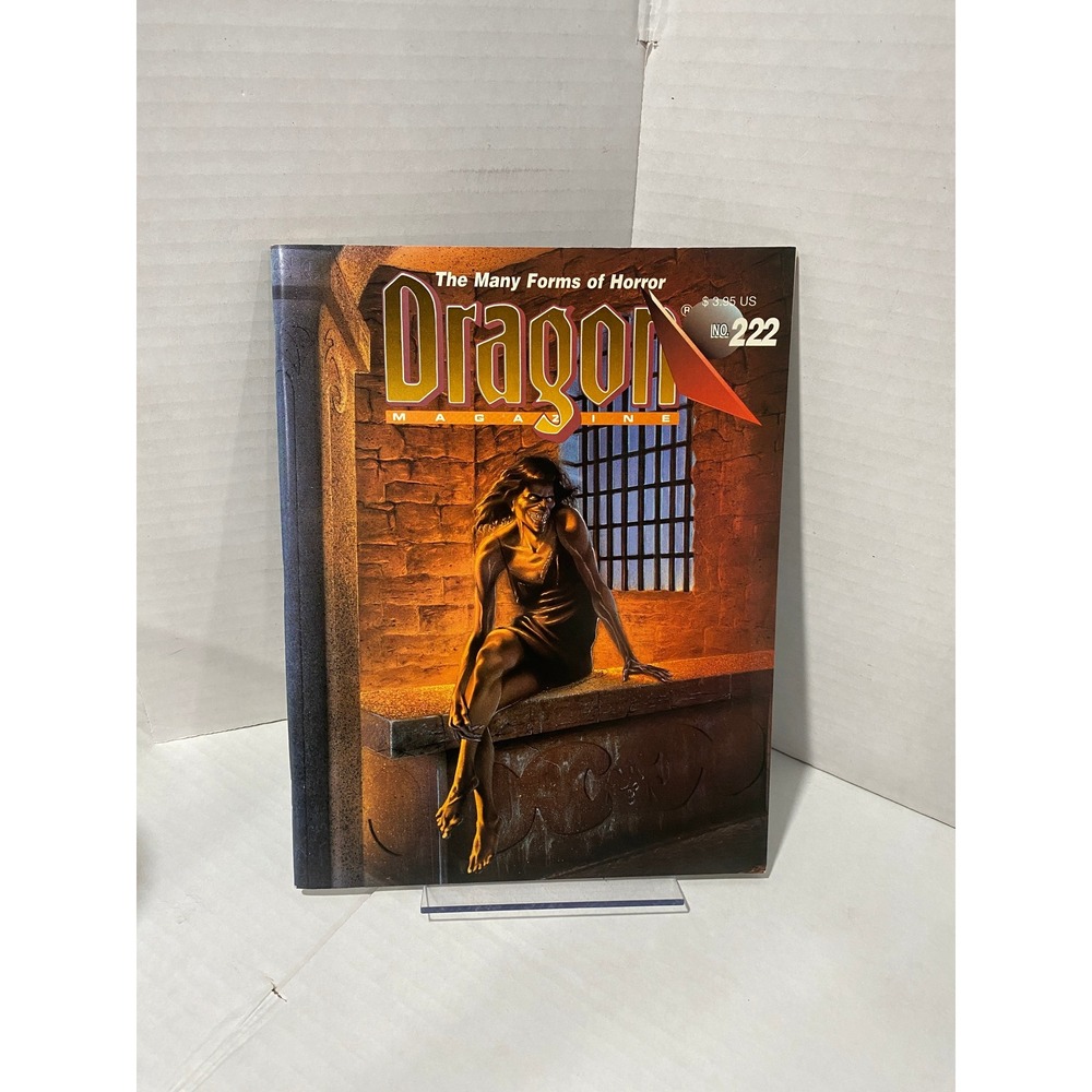 Dragon Magazine Issue 222 October 1995 TSR Dungeons & Dragons Horror Theme